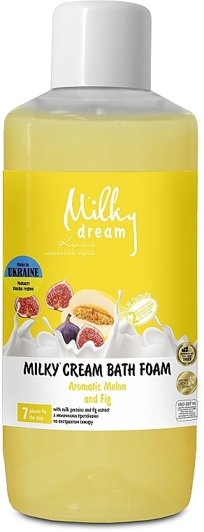 Крем-піна для ванн "Ароматна диня та інжир" - Milky Dream — фото N1