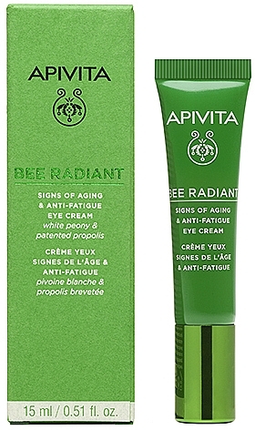 Крем для шкіри навколо очей - Apivita Bee Radiant Signs Of Aging & Anti-Fatigue Eye Cream