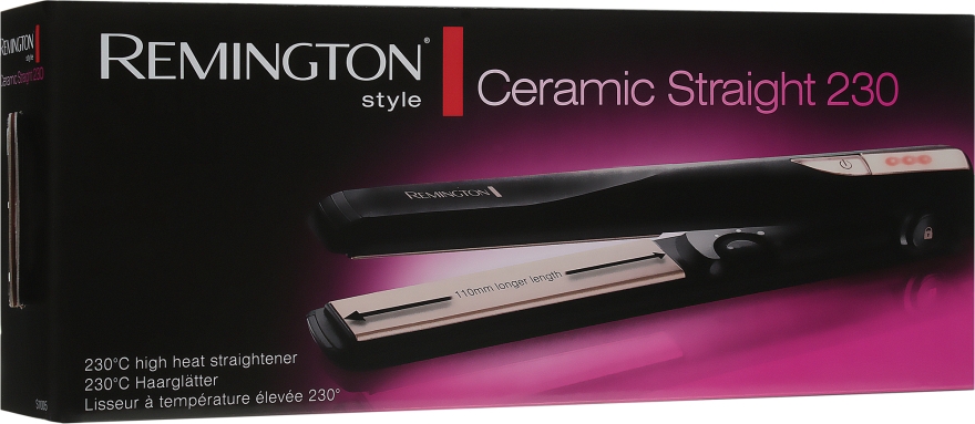 Выпрямитель для волос - Remington S1005 Ceramic 230 Straightener — фото N3