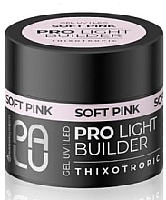 Строительный гель - Palu Pro Light Bulder Soft Pink — фото N1