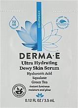 Ультразволожувальна сироватка з гіалуроновою кислотою - Derma E Ultra Hydrating Dewy Skin Serum (пробник) — фото N1