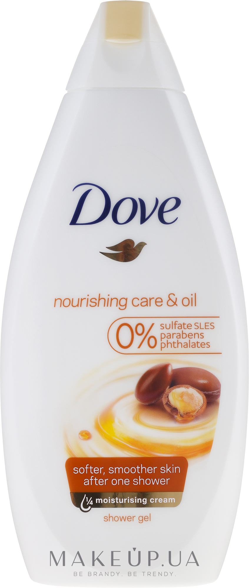 Крем-гель для душа "Питательный уход с маслами" - Dove Nourishing Care And Oil Body Wash — фото 500ml