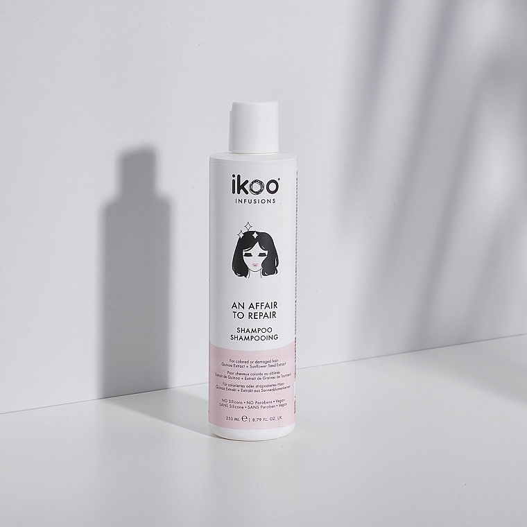 Шампунь для відновлення волосся - Ikoo Infusions An Affair To Repair Shampoo — фото N5