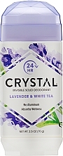 Парфумерія, косметика Дезодорант з ароматом лаванди та білого чаю - Crystal Invisible Solid Deodorant