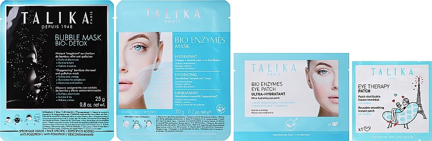 Набір "Миттєва краса" - Talika Instant Beauty (mask/3pc + patch/eye/1pc) — фото N2