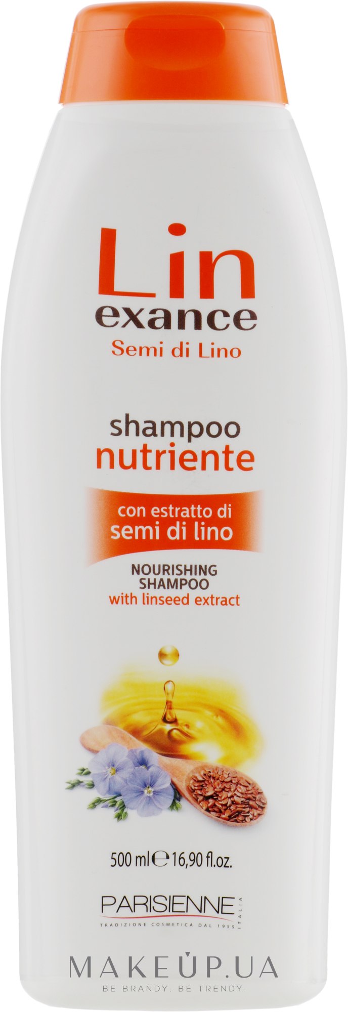 Делікатний шампунь для будь-якого типу волосся з екстрактом насіння льону - Black Professional Line Lin Exance Shampoo — фото 500ml