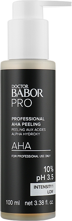 УЦЕНКА АНА-пилинг с фруктовыми кислотами 10% pH 3.5 - Doctor Babor Pro Professional AHA Peeling 10% pH 3.5 Intensity 1 Low *