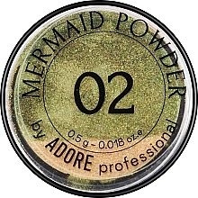 Пудра-хамелеон для ногтей - Adore Professional Mermaid Powder — фото N1