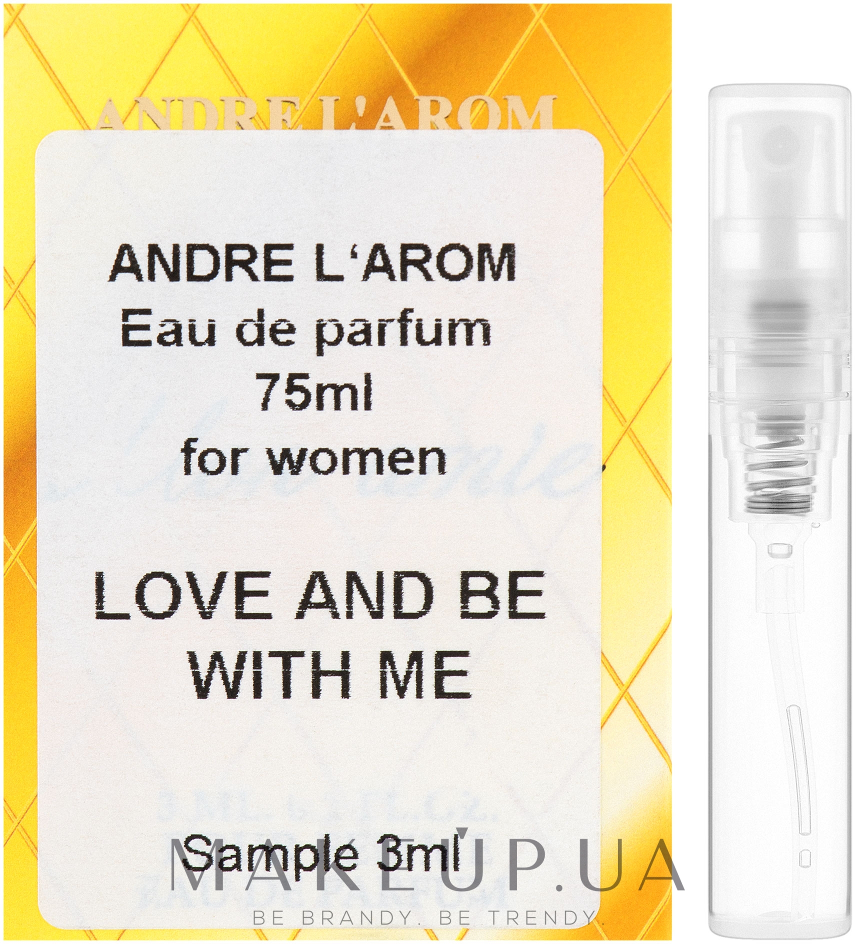 Andre L`Arom It`s Your Choice "Love and be with me" - Парфюмированная вода (пробник) — фото 3ml