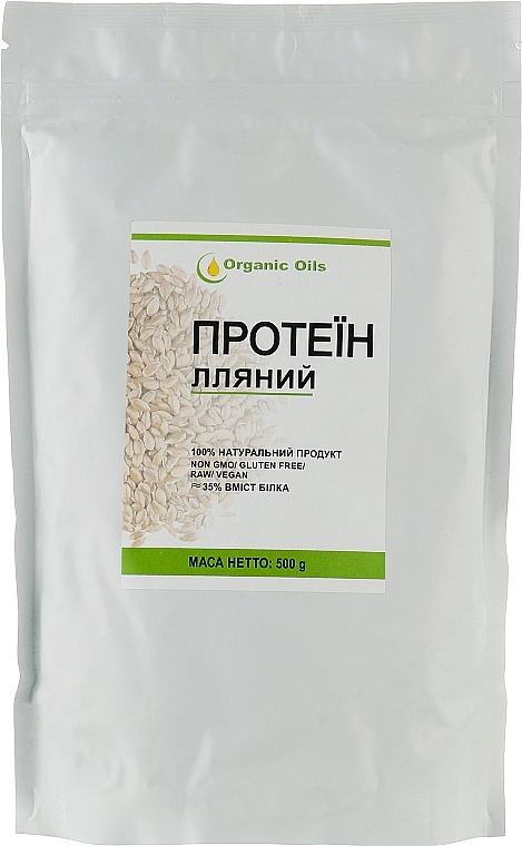 Протеин льняной - Organic Oils — фото N2