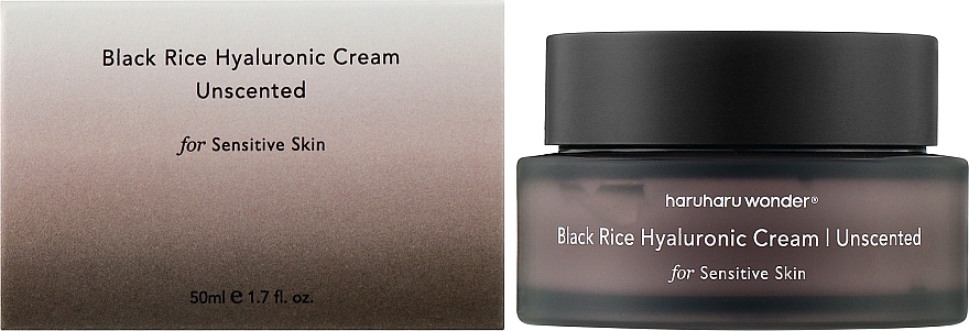Крем для обличчя - Haruharu Wonder Black Rice Hyaluronic Cream Unscented — фото N2