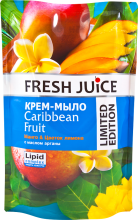 Парфумерія, косметика Крем-мило "Манго і квітка лимона" - Fresh Juice Caribbean Fruit (змінний блок)