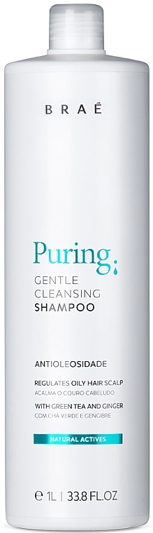 Мягкий очищающий шампунь для волос - Brae Puring Gentle Cleansing Shampoo — фото N2