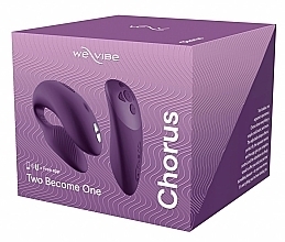 Парфумерія, косметика Вібратор для пар з дистанційним керуванням, фіолетовий - We-Vibe Chorus Cosmic Purple
