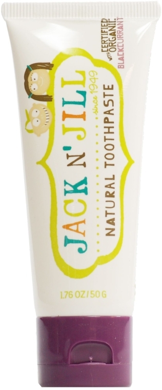 Натуральная зубная паста со вкусом черной смородины - Jack N' Jill Natural Toothpaste Blackcurrant — фото N1