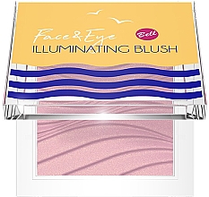 Рум'яна-хайлайтер для обличчя й повік - Bell Sun Sea & Ice Cream Face & Eye Illuminating Blush — фото N1