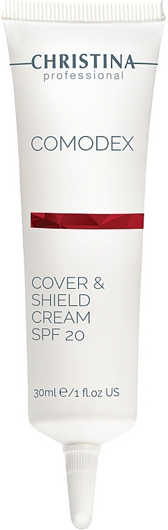 Захисний крем з тонуючим ефектом для обличчя - Christina Comodex Cover&Shield Cream SPF20