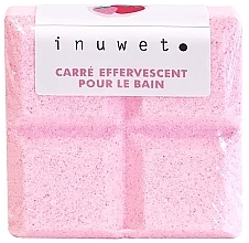 Шипучие таблетки для ванны "Клубника" - Inuwet Mini Tablette Bath Bomb Strawberry — фото N1