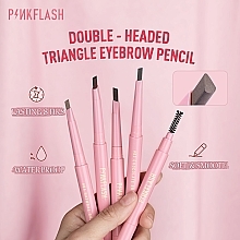 Духи, Парфюмерия, косметика УЦЕНКА Водостойкий карандаш для бровей - Pinkflash Waterproof Auto Eyebrow Pencil *