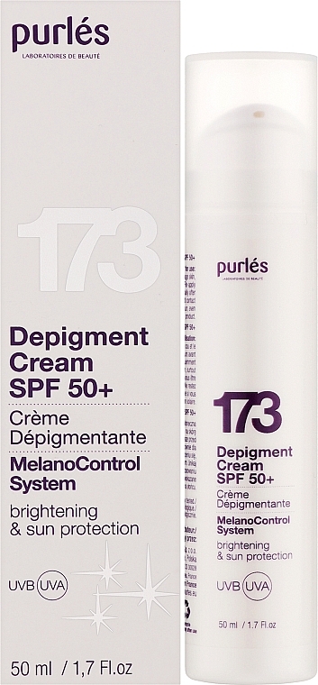 Депигментирующий крем - Purles Depigment Cream SPF50 + — фото N2