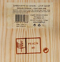 Натуральное мыло "Сердце" в подарочной коробке - Essencias De Portugal Love Soap Wooden Box — фото N3