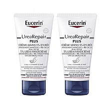 Парфумерія, косметика Набір кремів для рук - Eucerin Repair Hand Creme 5% Urea