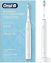 Електрична зубна щітка - Oral-B Pulsonic Slim Clean 2000 White — фото N2