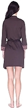 Комплект: халат і сорочка F50023, коричневий - Fleri Night Line — фото N2