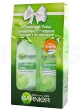 Духи, Парфюмерия, косметика Набор - Garnier Skin Naturals "Основной уход" (milk/200ml + lotion/150ml)