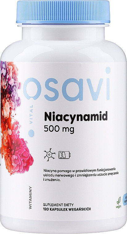 Капсули "Ніацинамід", 500 мг - Osavi Niacynamid — фото N1