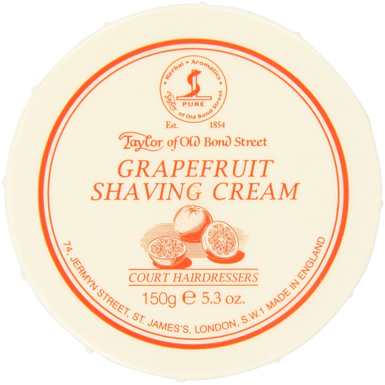 Крем для бритья "Грейпфрут" - Taylor of Old Bond Street Shaving Cream — фото N1