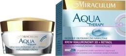 Парфумерія, косметика Гіалуроновий крем 3D з ретинолом, 50+ - Miraculum Aqua Therapy Hyaluronic Cream + Retinol 50+