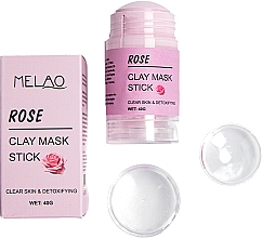 Маска-стик для лица "Rose" - Melao Rose Clay Mask Stick — фото N2