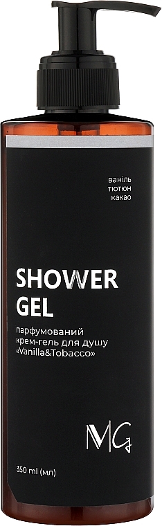Парфюмированный крем-гель для душа - MG Spa Vanilla & Tobacco Shower Gel — фото N1