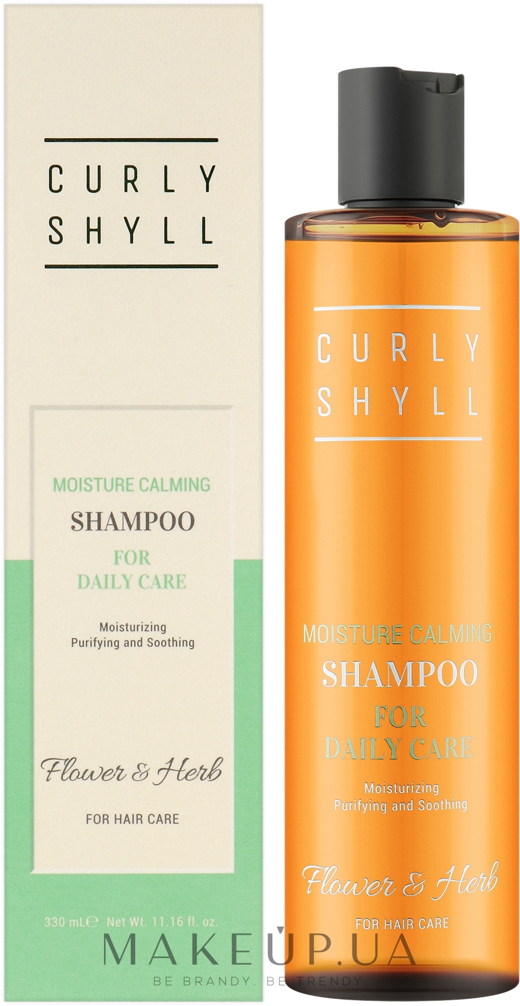 Увлажняющий успокаивающий шампунь для волос - Curly Shyll Moisture Calming Shampoo — фото 330ml