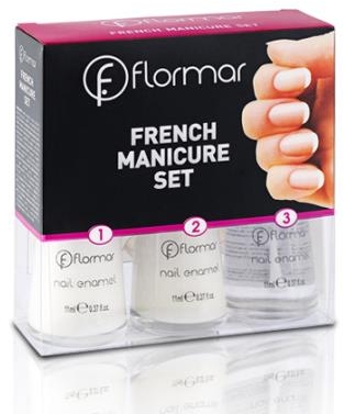 Набір для французського манікюру №319 - Flormar French Manicure Set — фото N1