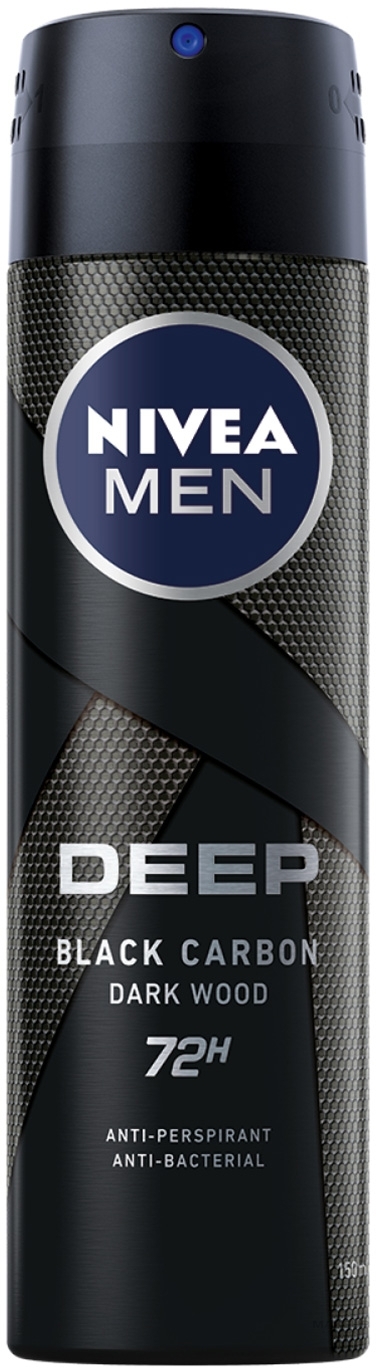 Антиперспирант "Черный уголь. Темное дерево" - NIVEA MEN DEEP Anti-Perspirant — фото 150ml