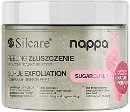 Отшелушивающий сахарный скраб для огрубевшей кожи ног - Silcare Nappa Exfoliating Sugar Scrub For Rough Skin — фото N1