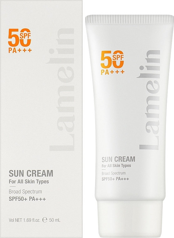 Солнцезащитный крем для всех типов кожи - Lamelin Sun Cream SPF50+PA+++ — фото N2