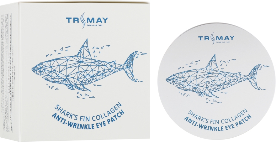 Антивозрастные патчи под глаза - Trimay Shark’s Fin Collagen Anti-Wrinkle Eye Patch 