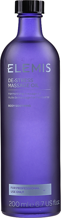 Масло для тела "Антистресс" - Elemis De-Stress Massage Oil For Professional Use Only  — фото N1