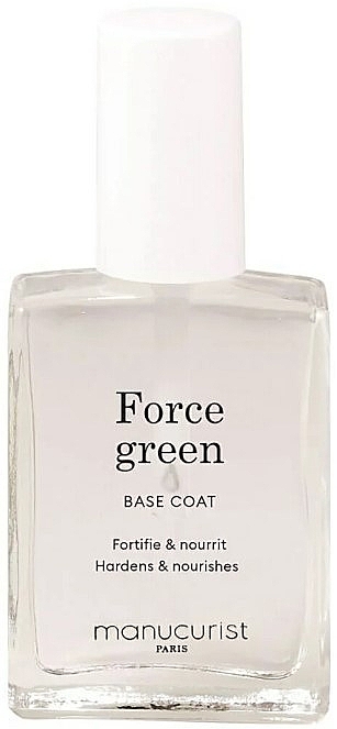 Зміцнювальна основа під лак - Manucurist Force Green Base Coat — фото N1