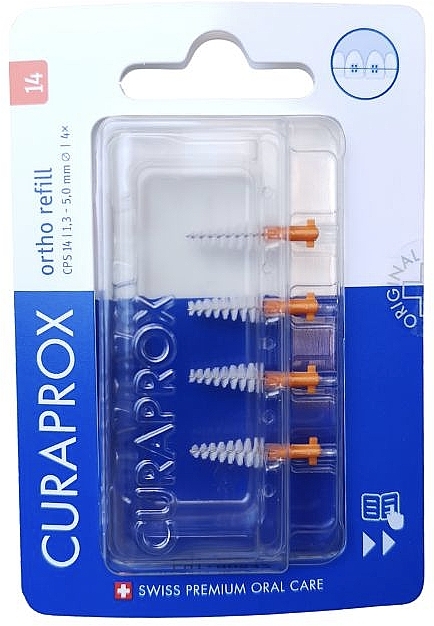 Набор ершиков "CPS 14" Ortho Refill, 1.3-5 мм - Curaprox — фото N1