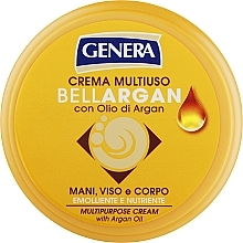 Универсальный крем для рук, лица и тела с аргановым маслом - Genera Multipurpose Cream with Argan Oil — фото N1