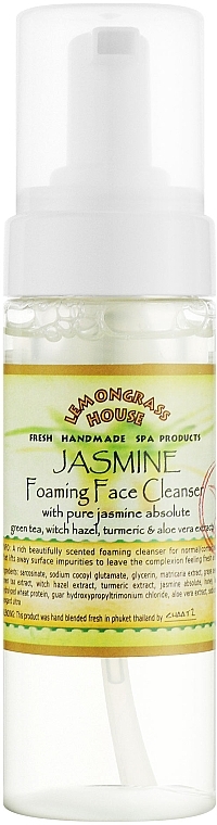 Пінка для вмивання "Жасмин" - Lemongrass House Jasmine Foaming Face Cleanser — фото N1