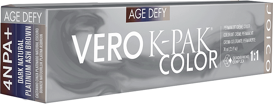 Краска для волос - Joico Vero K-Pak Age Defy Color Permanent Cream Color — фото N1