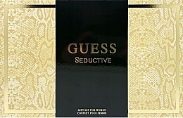 Guess Seductive - Набор (edt/75ml + edt/15ml + b/lot/100ml + cosmetic bag/1pc) — фото N2