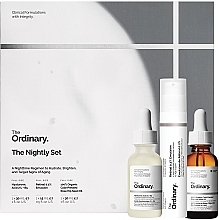 Набор - The Ordinary The Nightly Set (f/ser/30ml + f/emulsion/15ml + f/oil/30ml) — фото N1