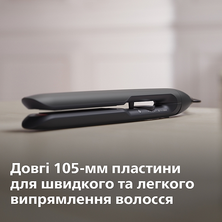  Стайлер для волосся, чорний - Philips Straightener Series 5000 BHS510/00 — фото N7