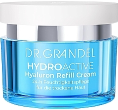 Духи, Парфюмерия, косметика Увлажняющий крем для сухой кожи лица - Dr. Grandel Hydro Active Hyaluron Refill Cream